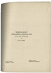 Moe Howard's 24pp. Script Dated March 1950 for The Three Stooges Film ''Scrambled Brains'', Working Title ''Impatient Patient'' -- With Extra 4pp. of Shooting Schedule & Call Sheet -- Very Good Plus